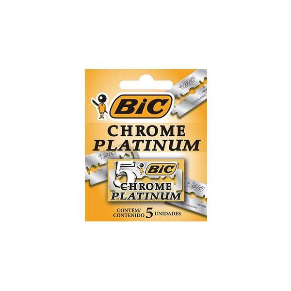 LAMINA BIC CHROME PLATINUM DUPLO FIO 5UN