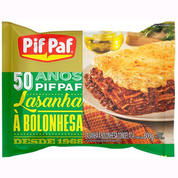 LASANHA PIF PAF BOLONHESA 600G