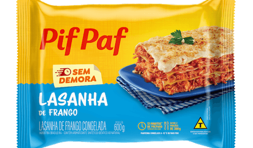 LASANHA PIF PAF FRANGO 600G