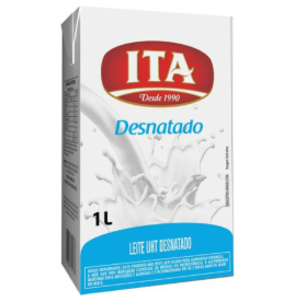 LEITE DESNATADO ITA 1L