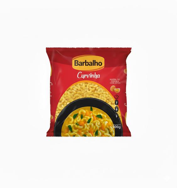 MACARRAO C/OVOS CURVINHA BARBALHO 500G