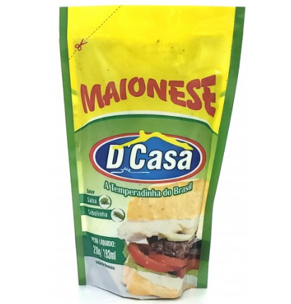 MAIONESE SALSA E CEBOLINHA DCASA 200G