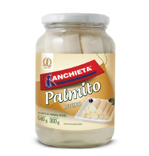 PALMITO PUPUNHA INTEIRO ANCHIETA 300G