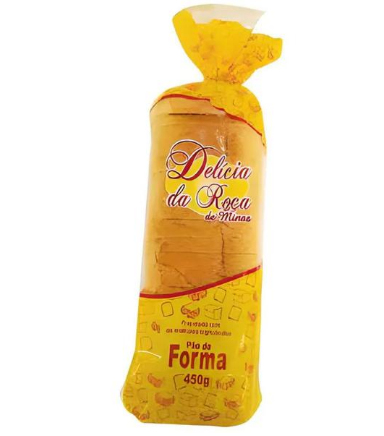 PAO DE FORMA DELICIA DA ROCA 450G