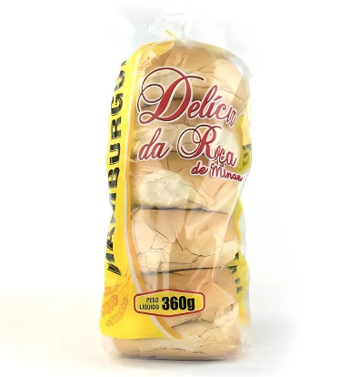PAO DE HAMBURGUER DELICIA DA ROCA 360G