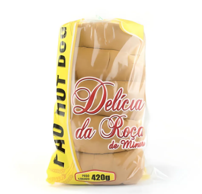 PAO HOT DOG DELICIA DA ROCA 420G