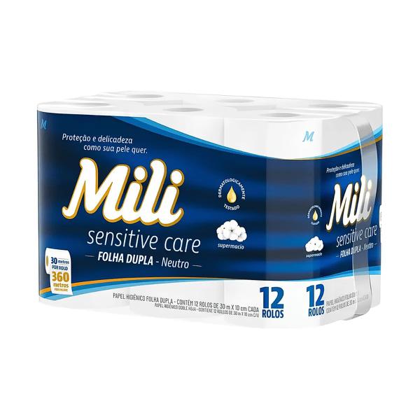 PAPEL HIG MILI FOLHA DUPLA 30M NEUTRO LV