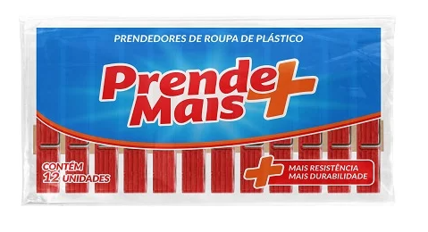 PRENDEDOR DE ROUPA PREDE MAIS C/12