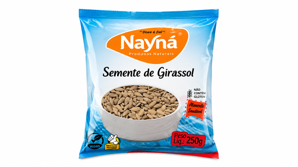 SEMENTE DE GIRASSOL NAYNA (PEPITA)250G