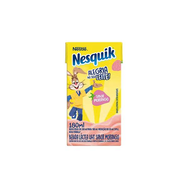 BEBIDA LACTEA NESQUIK 180ML MORANGO