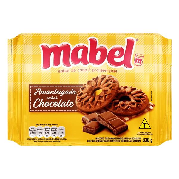 BISCOITO MABEL AMANTEIGADO 300G CHOCOLAT