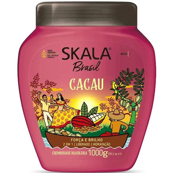 CREME P/ CABELO SKALA 1KG CACAU 2 EM 1