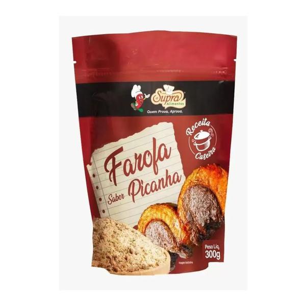 FAROFA SUPRA ALIMENTOS 300G PICANHA
