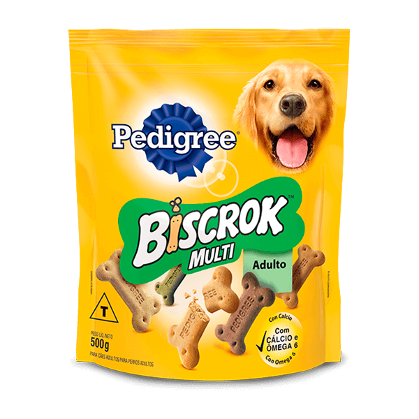 RACAO PEDIGREE 500G ADULTOS BISCROK