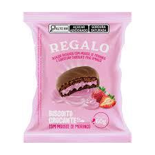 ALFAJOR REGALO 60G MOUSSE DE MORANGO