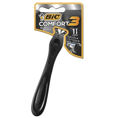 APARELHO BARBEAR BIC COMFORT 3 BLACK