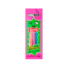 BALA DOCILE 15G AZEDINHOS PÊSSEGO/BLUE/MORANGO