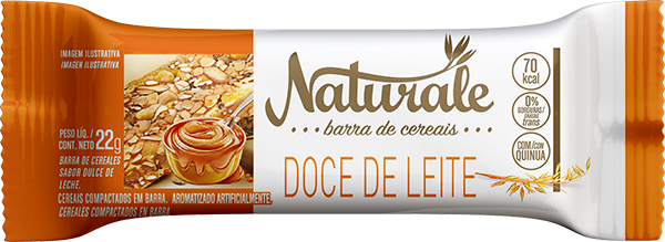 BARRA DE CEREAIS NATURALE 22G DOCE DE LEITE