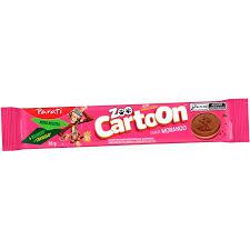BISCOITO CARTOON 85G MORANGO
