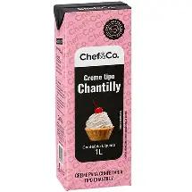CREME CHANTILLY CHEF&CO 1L