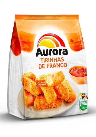 EMPANADO AURORA 900G TIRINHAS DE FRANGO