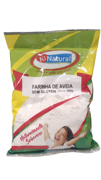 FARINHA DE AVEIA KINATURAL 250G S/GLUTEN
