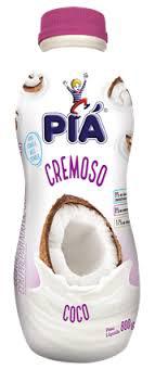 IOGURTE PIÁ 800G COCO CREMOSO GARRAFA