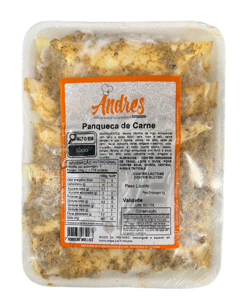 PANQUECA ANDRES 500G CARNE