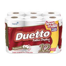 PAPEL HIGIÊNICO DUETTO 12X30M PERFUMADO