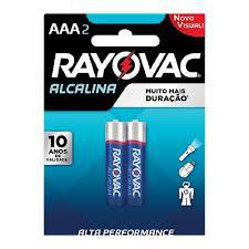 PILHA RAYOVAC AAA C/2