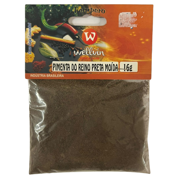 PIMENTA PRETA MOÍDA WELLVIN 16G