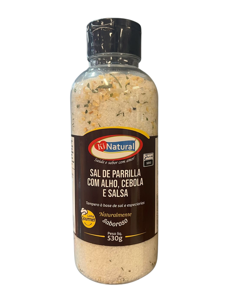SAL KINATURAL 500G PARRILLA C/ALHO, CEBOLA E SALSA