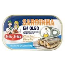 SARDINHA FRITZ E FRIDA 90G ÓLEO