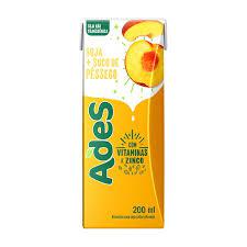 SUCO ADES 200ML SOJA PÊSSEGO