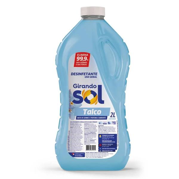 DESINFETANTE GIRANDO SOL TALCO 2L