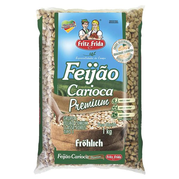 FEIJAO CARIOCA FRITZ E FRIDA PREMIUM 1KG