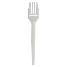 GARFO PLASTICA JUNCO C/50 BRANCO