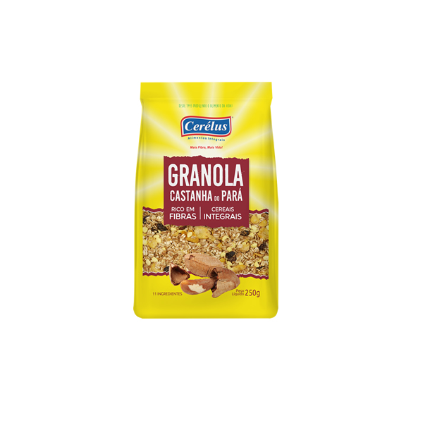 GRANOLA CERELUS CASTANHADO PARA 250G