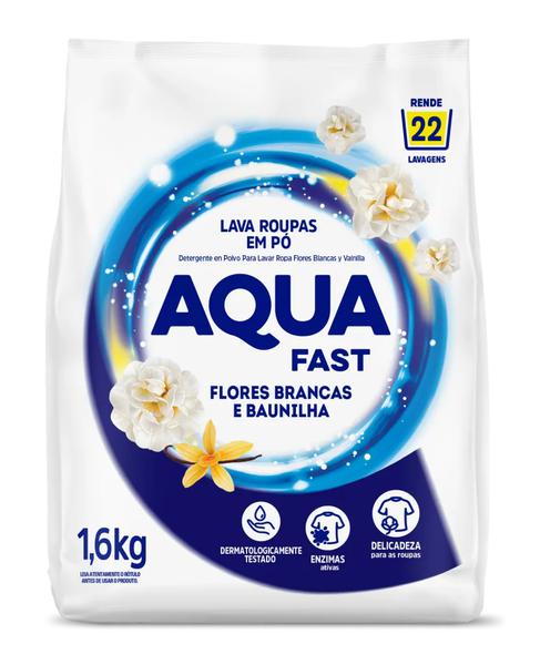 LAVA ROUPAS  AQUAFAST FLORES B. E BAUN.FRD/ 1,6KG