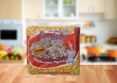 MILHO P/ PIPOCA GLORINHA PREMIUM 400G