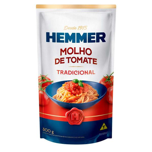 Molho de Tomate Tradicional Sachê Hemmer 300g