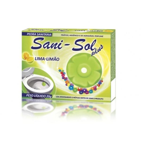 PEDRA SANITARIA SANI-SOL 20G LIMAO