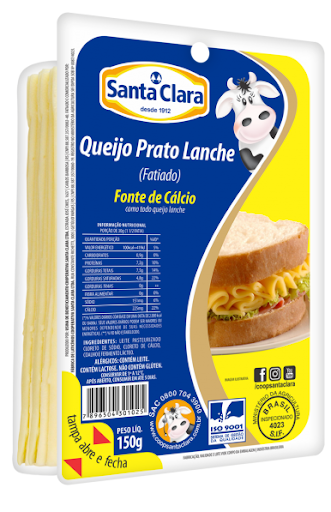 QUEIJO LANCHE FATIADO STA CLARA 150G