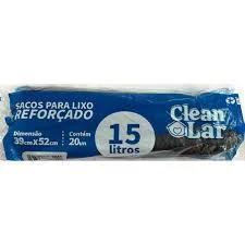 SACO DE LIXO ROLO CLEAN LAR 15 LTS