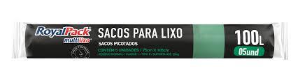 SACO DE LIXO ROYALPACK MULTILIXO 100L