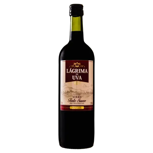 VINHO LAGRIMA DE UVA TINTO SECO 750ML