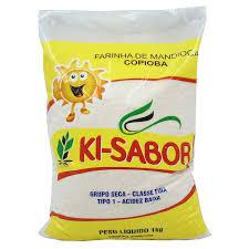 FARINHA MANDIOCA KI SABOR AMARELA 1KG