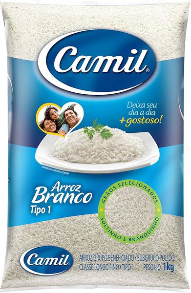 ARROZ CAMIL BRANCO 1KG