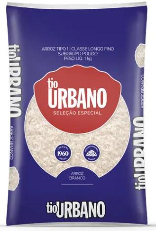 ARROZ TIO URBANO BRANCO 1KG