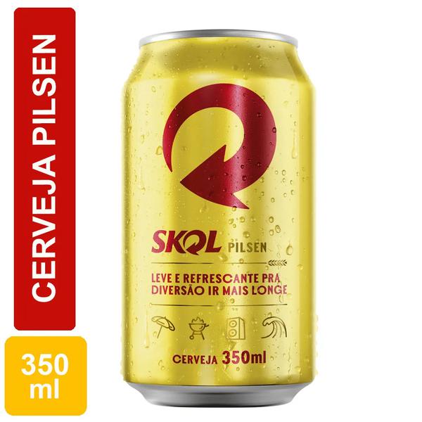 CERVEJA SKOL LT 350ML